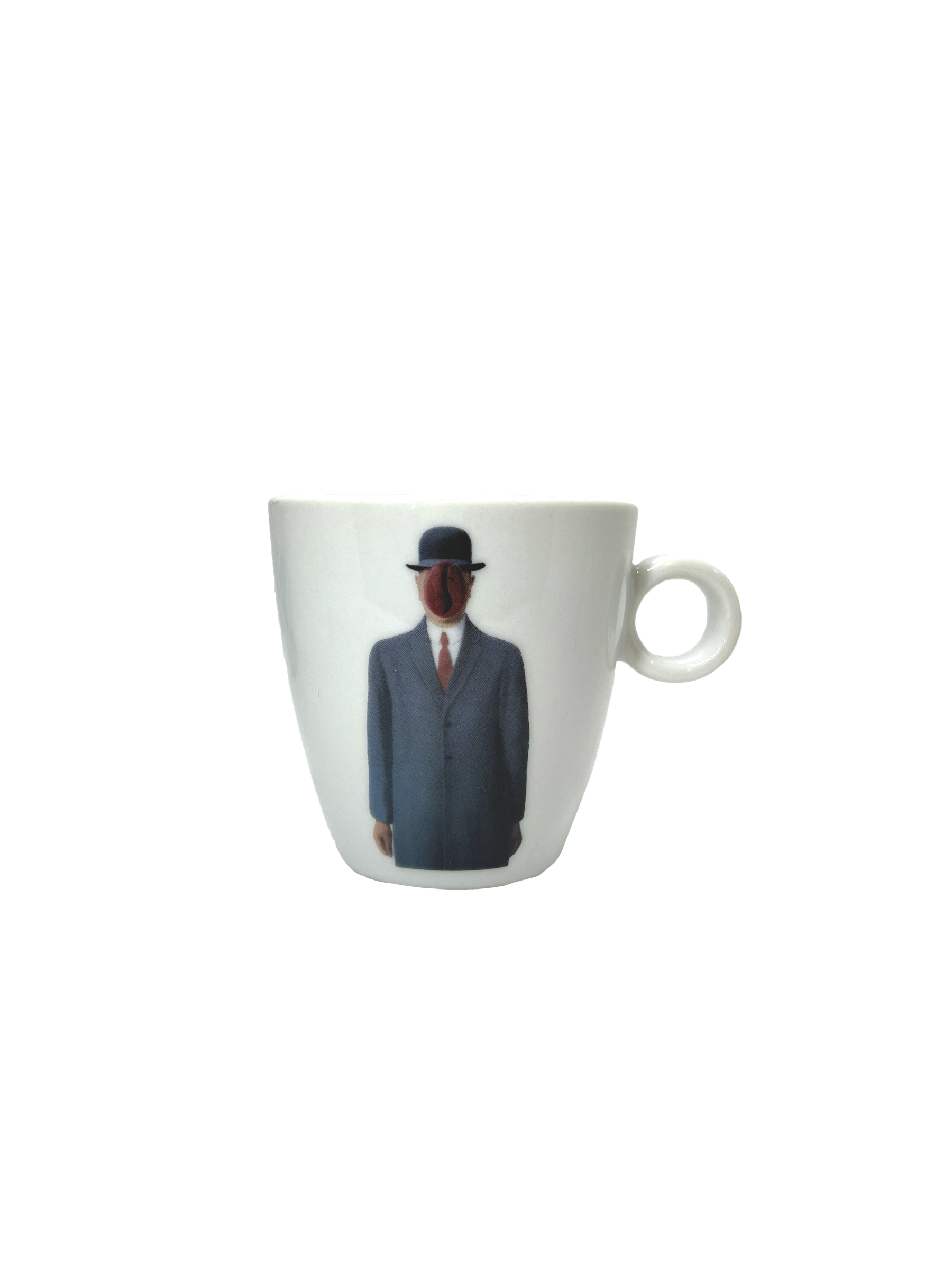 Agnes Gray Rondsel Detector Cafés Rombouts - Magritte Man in een bolhoed - Netherland
