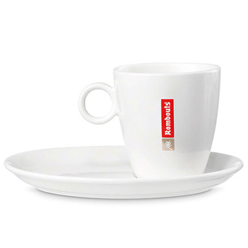 Rombouts porselein Cappuccino 4st