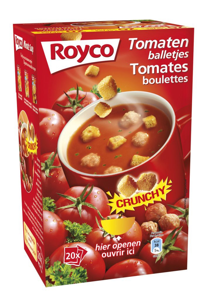 Soep - tomaat balletjes