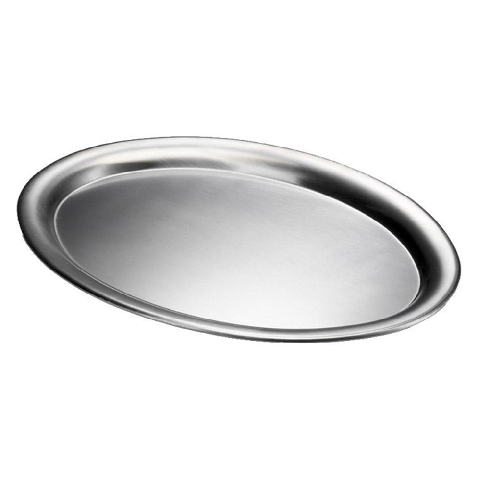 Oval Stainless Steel Serving Trays